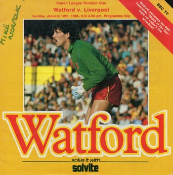 Match programme